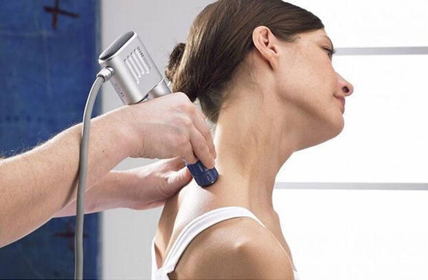 Triecienviļņu terapija mugurkaula kakla daļas osteohondrozei